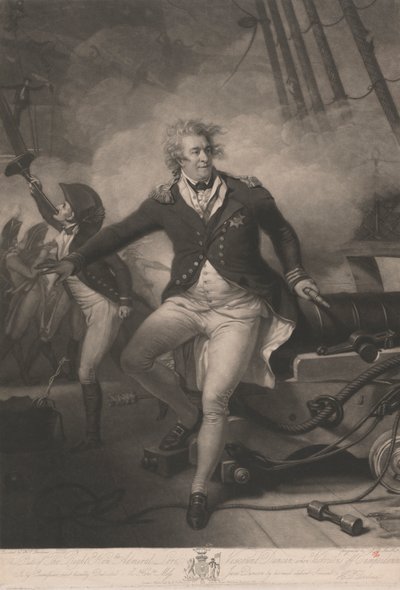 El Muy Honorable Almirante Lord Vizconde Duncan al salir victorioso de Camperdown de John Raphael Smith