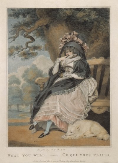 Lo Que Quieras - Ce Qui Vous Plaira, 1791 de John Raphael Smith