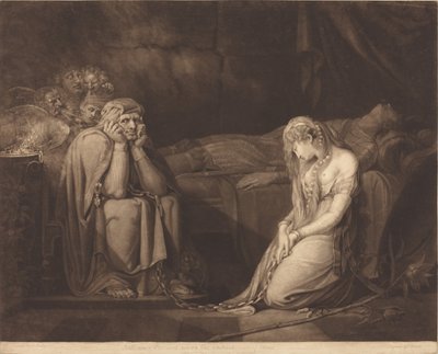 Belisane y Parcival bajo el Encantamiento de Urma de John Raphael Smith after Henry Fuseli