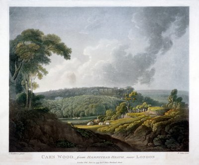 Caen Wood, St Pancras, Londres, 1799 de John Rathbone