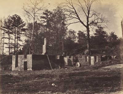 Ruinas en Gaines Mill, Virginia., abril de 1865 de John Reekie