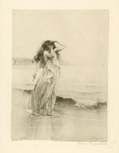 Ilustración para los poemas de Catulo (fotograbado) de John Reinhard Weguelin