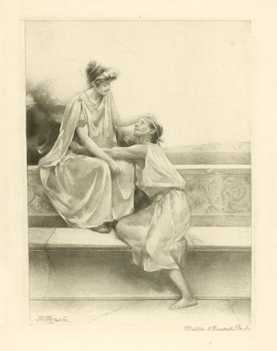 Ilustración para los poemas de Catulo (fotograbado) de John Reinhard Weguelin