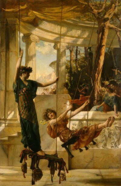 El festival del columpio de John Reinhard Weguelin