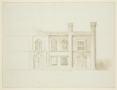 Plan del Sr. Garrard para los edificios municipales propuestos en Queen Square de John Reverend Eden