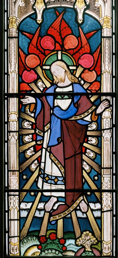 Cristo y Serafines (de Las Vírgenes Prudentes y Necias) de John Richard Clayton