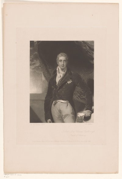 Portret de Robert Stewart Robert Lord Viscount Castlereagh / Marqués de Londonderry (título sobre el objeto) de John Richardson Jackson