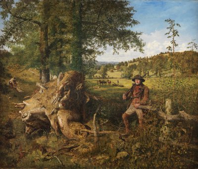 Un día en el campo (Óleo sobre lienzo) de John Ritchie