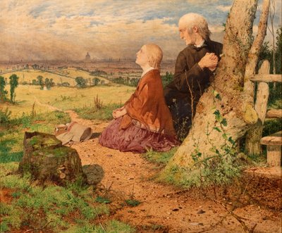 La pequeña Nell y su abuelo abandonan Londres de John Ritchie