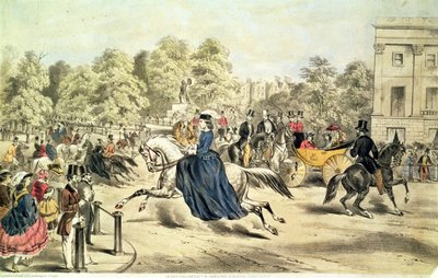 Paseo en Rotten Row, Hyde Park de John Ritchie