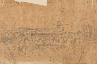 Convento de La Cava, cerca de Vietri, 22 de septiembre de John Robert Cozens