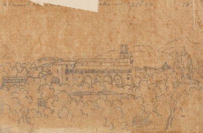 Convento de La Cava, cerca de Vietri, 22 de septiembre de John Robert Cozens