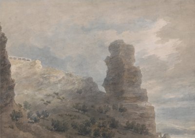 Una vista desde la posada de Terracina de John Robert Cozens