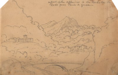 Subida de los Apeninos a la Rochetta de John Robert Cozens