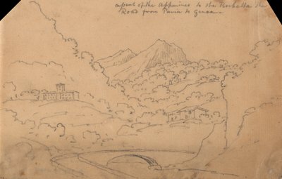 Subida de los Apeninos a la Rochetta de John Robert Cozens