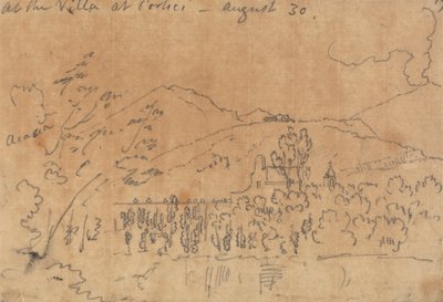 En la Villa de Portici, 30 de agosto de John Robert Cozens