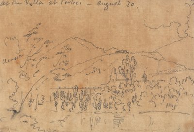 En la Villa de Portici, 30 de agosto de John Robert Cozens
