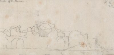 Termas de Dioclesiano de John Robert Cozens