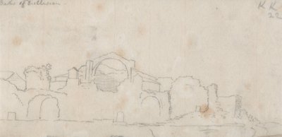 Termas de Dioclesiano de John Robert Cozens