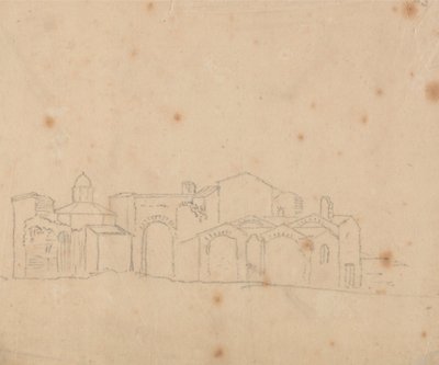Termas de Diocleciano de John Robert Cozens
