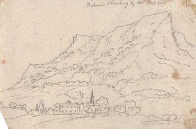 Entre Chamberg y el monte Meliant de John Robert Cozens