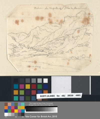Entre La Chapelle y St. John de Maurienne de John Robert Cozens