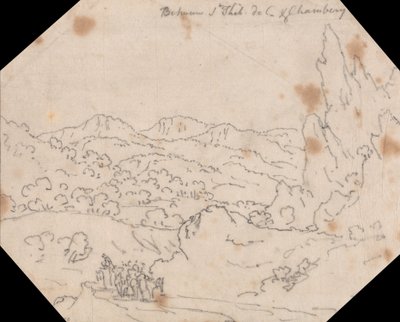 Entre Saint-Thibaud-de-Couz y Chambery de John Robert Cozens