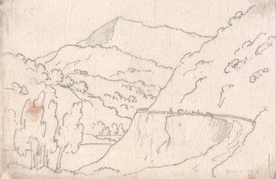 Entre Tavarnelle amp; Capriano de John Robert Cozens