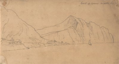 Costa de Génova hacia Lerici de John Robert Cozens