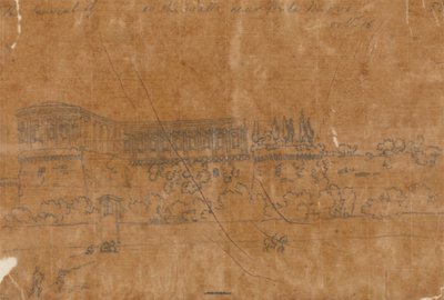 Convento cerca de Ponte Nuovo, 16 de octubre de John Robert Cozens