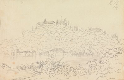 Convento de Monte Olivetto, cerca de Florencia de John Robert Cozens