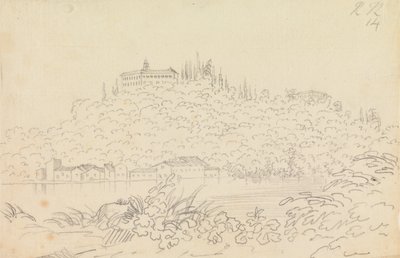 Convento de Monte Olivetto, cerca de Florencia de John Robert Cozens
