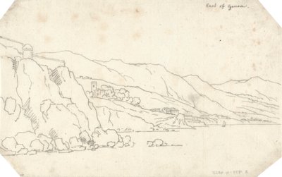 Al este de Génova de John Robert Cozens