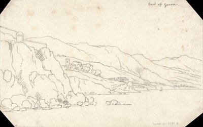 Al este de Génova de John Robert Cozens