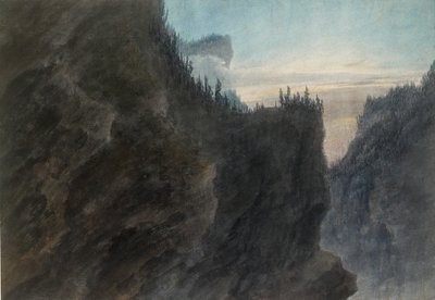 Entrada al Valle de la Grande Chartreuse en Dauphiné, c. 1770-1790 de John Robert Cozens