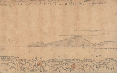 De la Villa de Sir W. Hamilton, Portici, 12 de agosto de John Robert Cozens