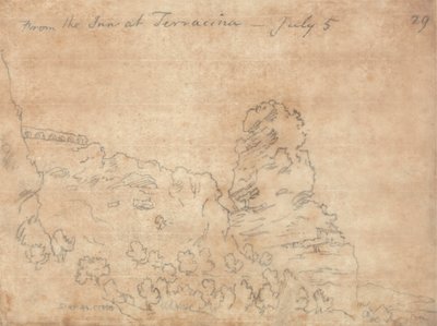 Desde la Posada de Terracina de John Robert Cozens