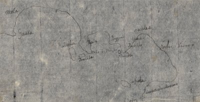 Mapa del Golfo de Nápoles de John Robert Cozens
