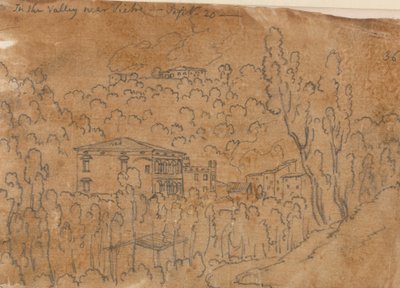 En el valle cerca de Vietri, 20 de septiembre de John Robert Cozens