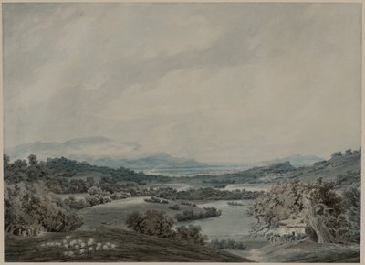 Paisaje italiano, c. 1790-1792 de John Robert Cozens