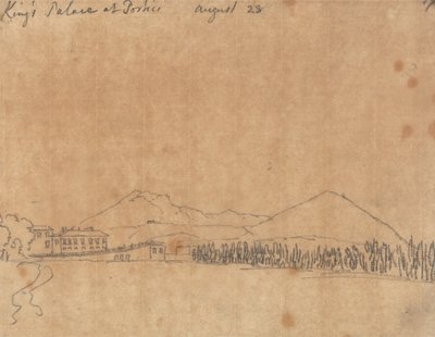 Palacio del Rey en Portici, 28 de agosto de John Robert Cozens