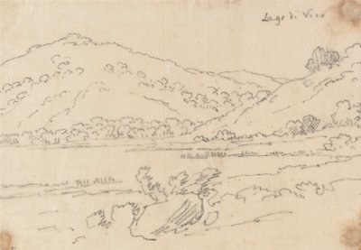 Lago Vico de John Robert Cozens