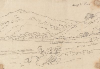 Lago Vico de John Robert Cozens