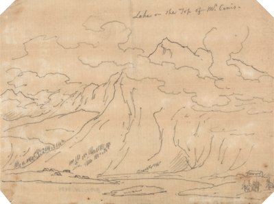 Lago en la cima del Mont Cenis de John Robert Cozens