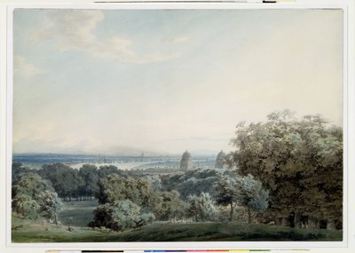 Londres desde Greenwich Hill, c.1791 de John Robert Cozens