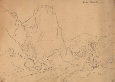 Cerca de Chambéry de John Robert Cozens