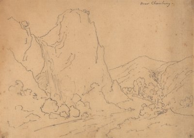 Cerca de Chambéry de John Robert Cozens