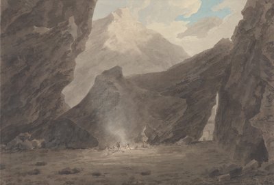 Cerca de Chiavenna, en los Grisones de John Robert Cozens