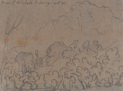 Cerca de St. Michele, Saboya, 21 de octubre de John Robert Cozens