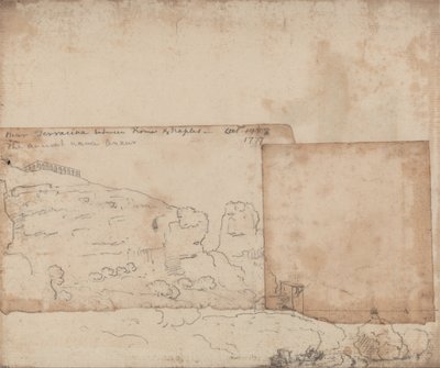 Cerca de Terracina, entre Roma y Nápoles, octubre de 1777 de John Robert Cozens